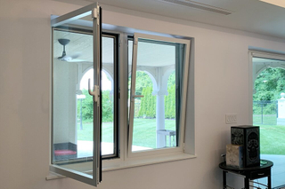 NFRC Thermal Break Energy Saving Double Tempered Clear Glass Filled with Argon Gas Aluminum Casement Window for House