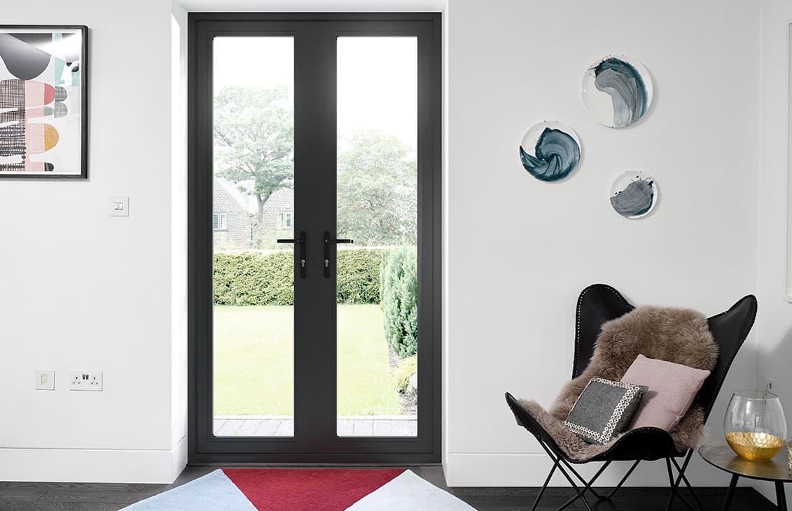 Austalian Standard AS2047 Aluminum Double Insulated Glass Casement Door Swing Door with Handle Lock