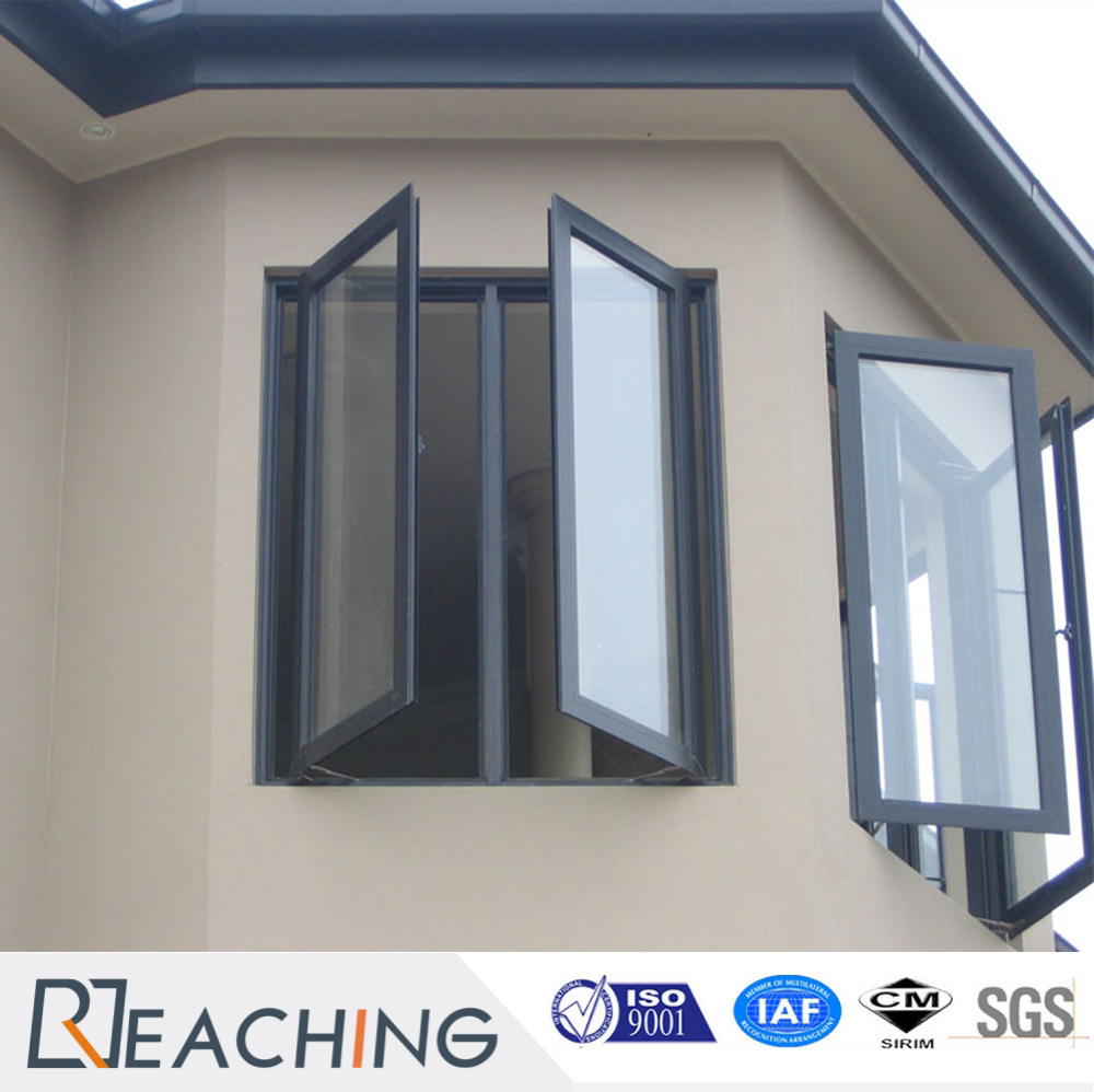 Hot Sale AS2047 Certificated 2.0mm Thick Aluminum Frame Casement Window Double Insulated Glass with Low-e Casement Window