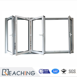 2017 Cheap Aluminum Glass Folding Window with Thermal Break
