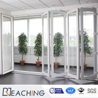 Customized UPVC Profile Glass Folding Doors