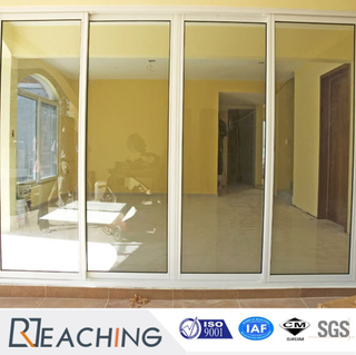 UPVC Gate Sliding Door with Double Clear Glass Anti-Water