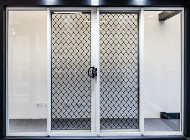 Aluminium Slding Glass Door with Security Grid from China manufacturer -  Reaching Build Co., Ltd