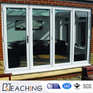 UPVC Folding Door Push Open Install After Wall Finish