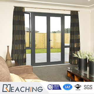High Quality Entry UPVC Double Glass Casement Door