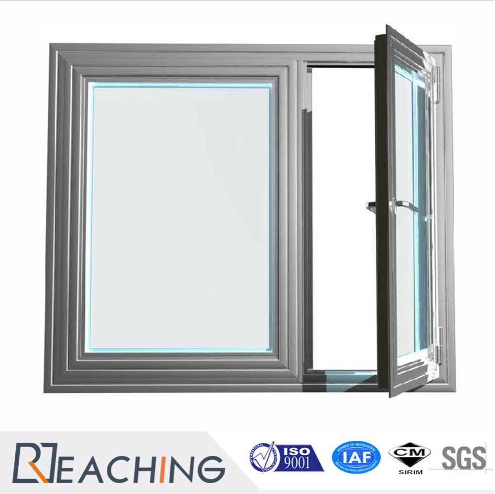 Aluminium Vertical Casement Window Design Double Glazing Aluminum Windows