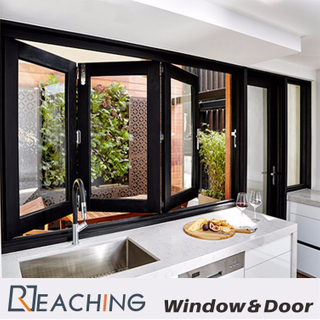 Kitchen Aluminium Windows and Doors Folding Open with Water Proof Durable Hardware